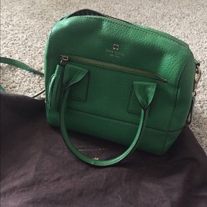 Green Kate Spade purse